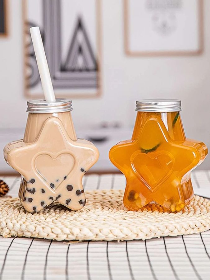 Star Shape Juice PET Bottles — juice PET bottle from Chennai Packs